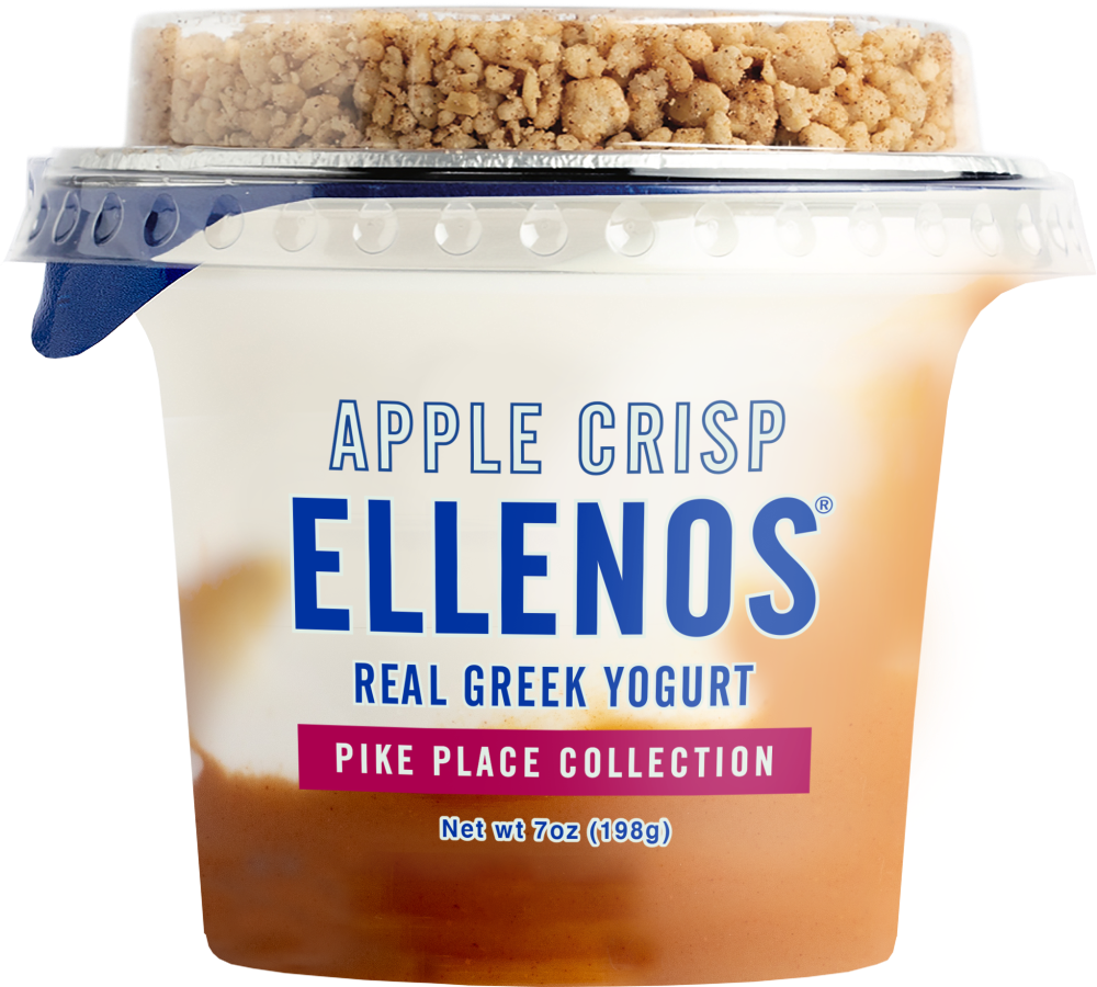 Ellenos Pike Place Collection Apple Crisp Real Greek Yogurt 7 oz Shipt
