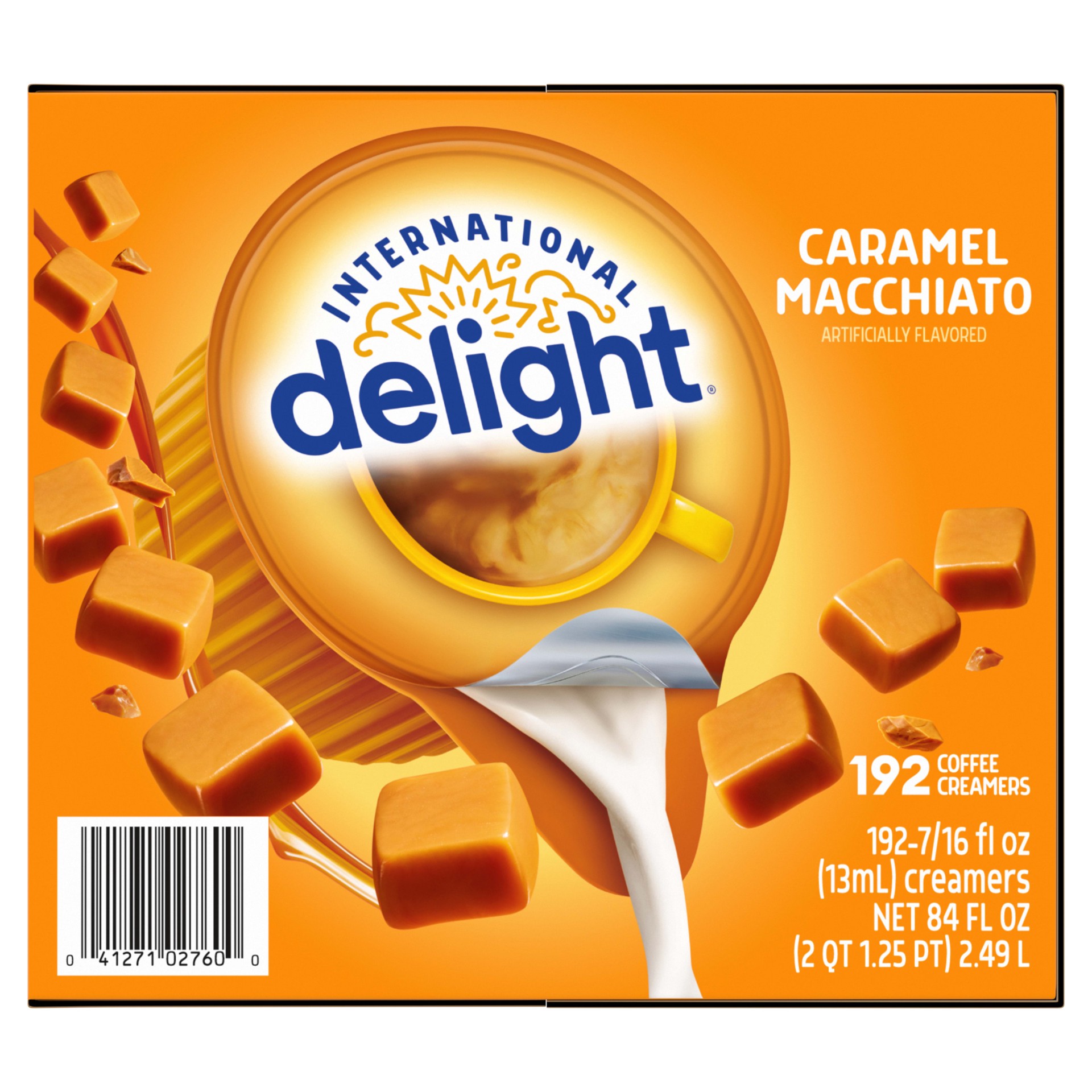 slide 4 of 5, International Delight Coffee Creamer Singles, Caramel Macchiato, 192 Count, 192 pk