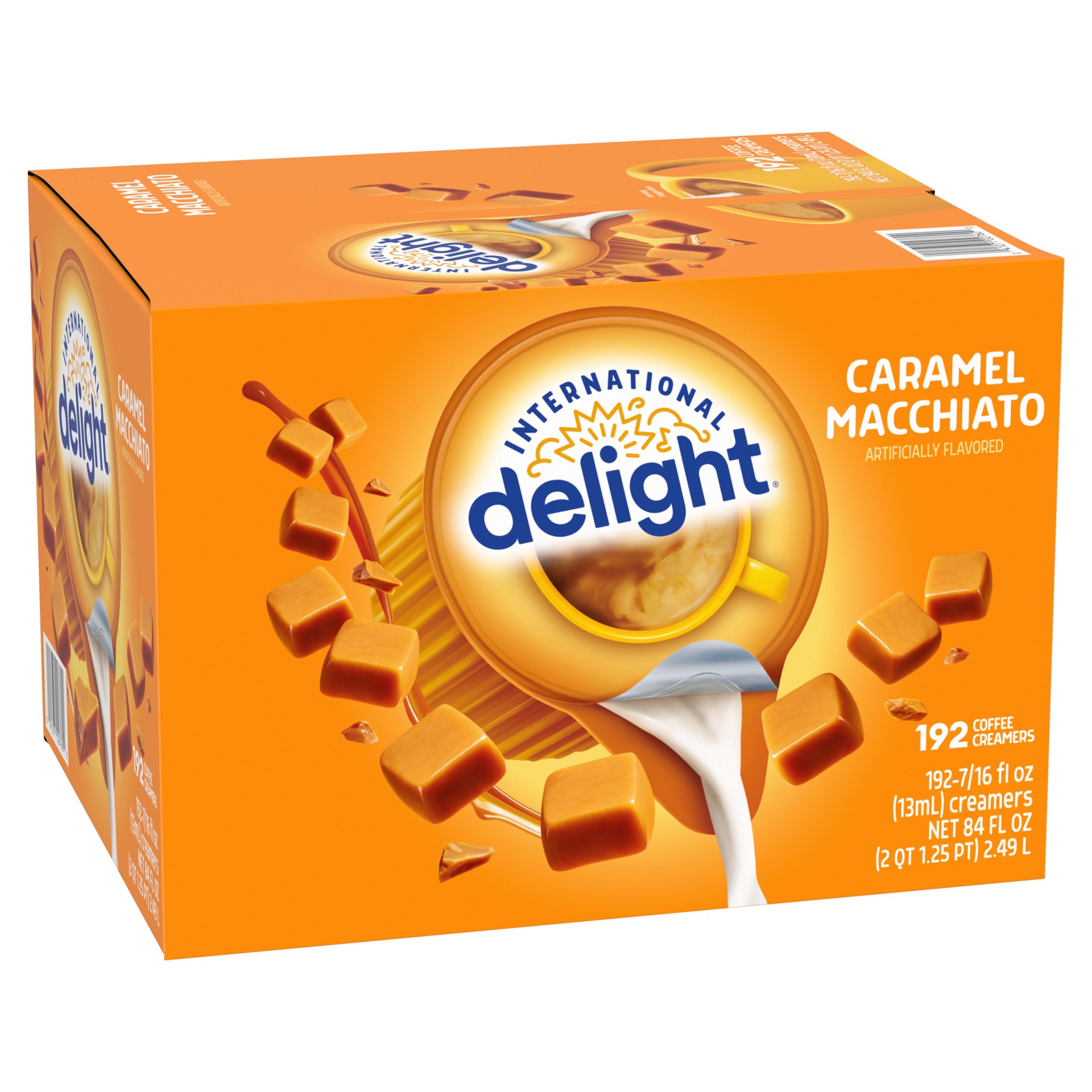 International Delight Caramel Macchiato Coffee Creamer Singles 192 ct ...