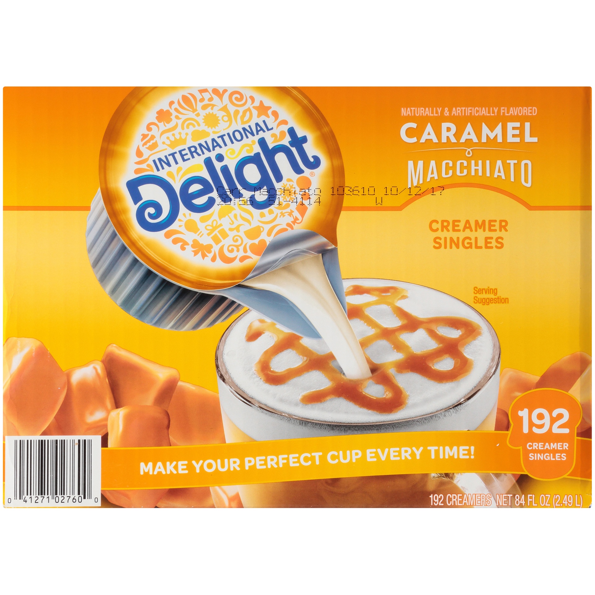 international delight caramel macchiato calories