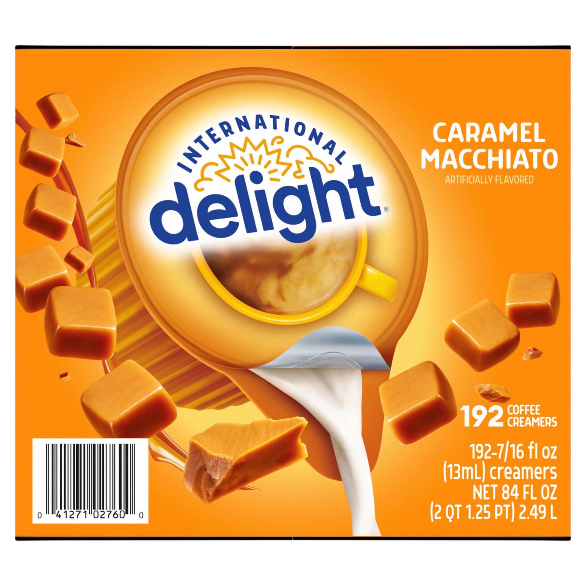 slide 5 of 5, International Delight Coffee Creamer Singles, Caramel Macchiato, 192 Count, 192 pk