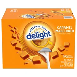 International Delight Coffee Creamer Singles, Caramel Macchiato, 192 Count