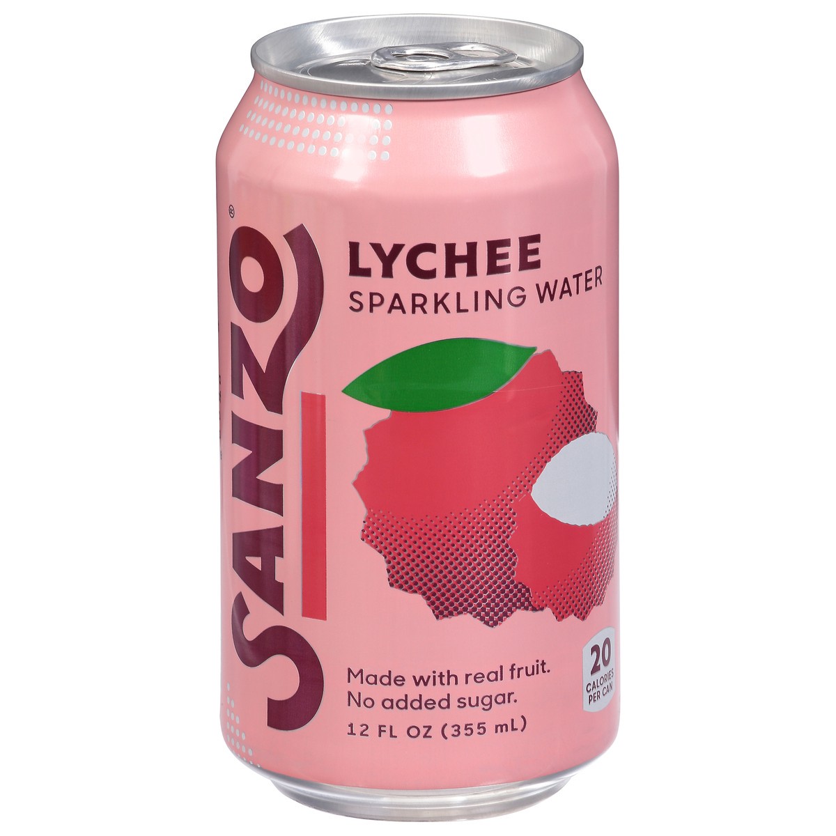 slide 1 of 9, Sanzo Lychee Sparkling Water 12 fl oz, 12 oz