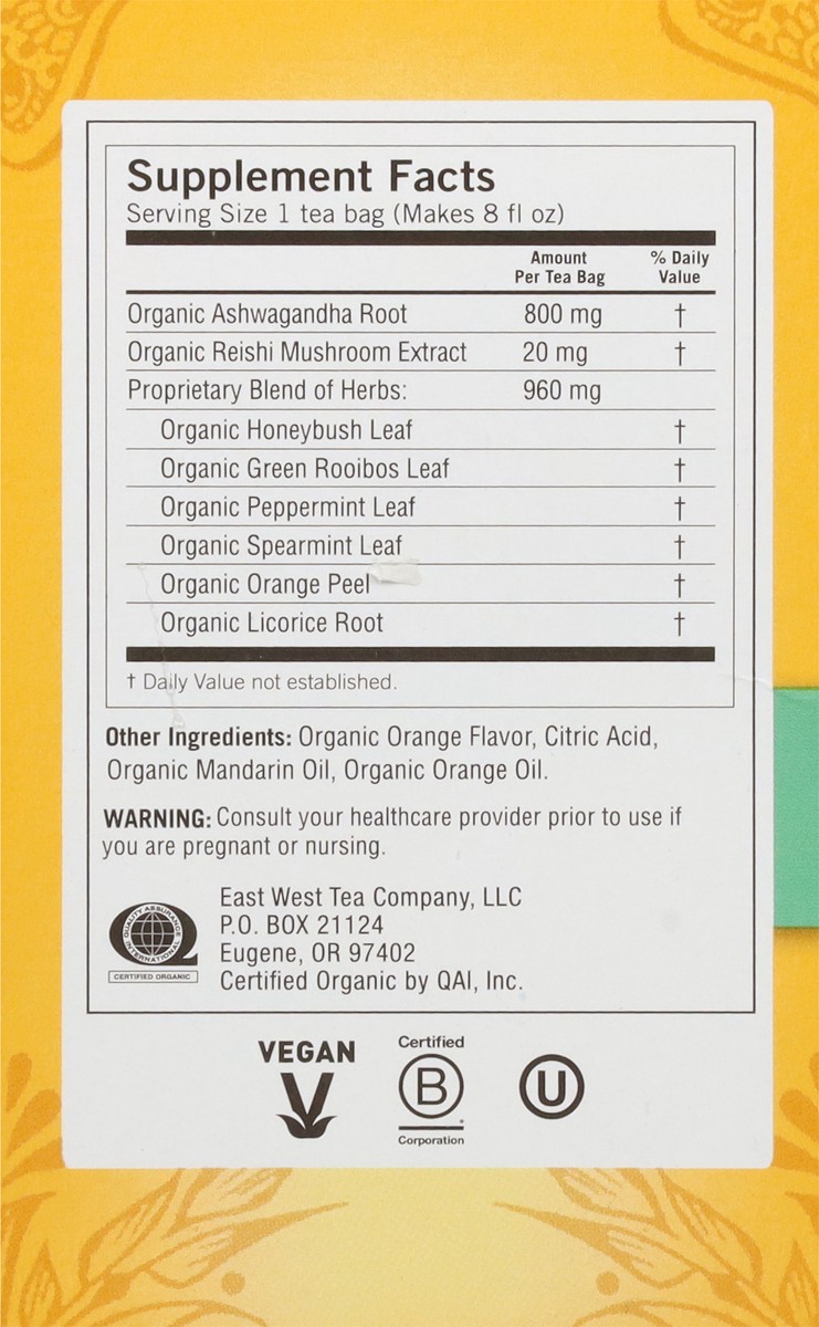 slide 11 of 12, Yogi Mindfulness Mandarin Mint Herbal Tea Bags, 16 ct