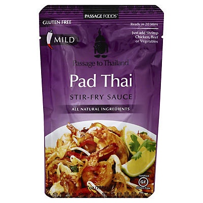 slide 1 of 1, Passage to Thailand Stirfry Sauce Mild Pad Thai, 7 oz