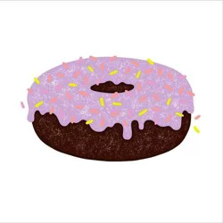 American Greetings Doughnut Blank Greeting Card - Birthday, Thinking of You