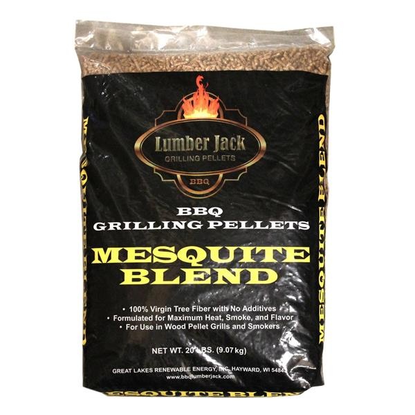 slide 1 of 1, Lumber Jack Mesquite Blend BBQ Grilling Pellets, 20 lb