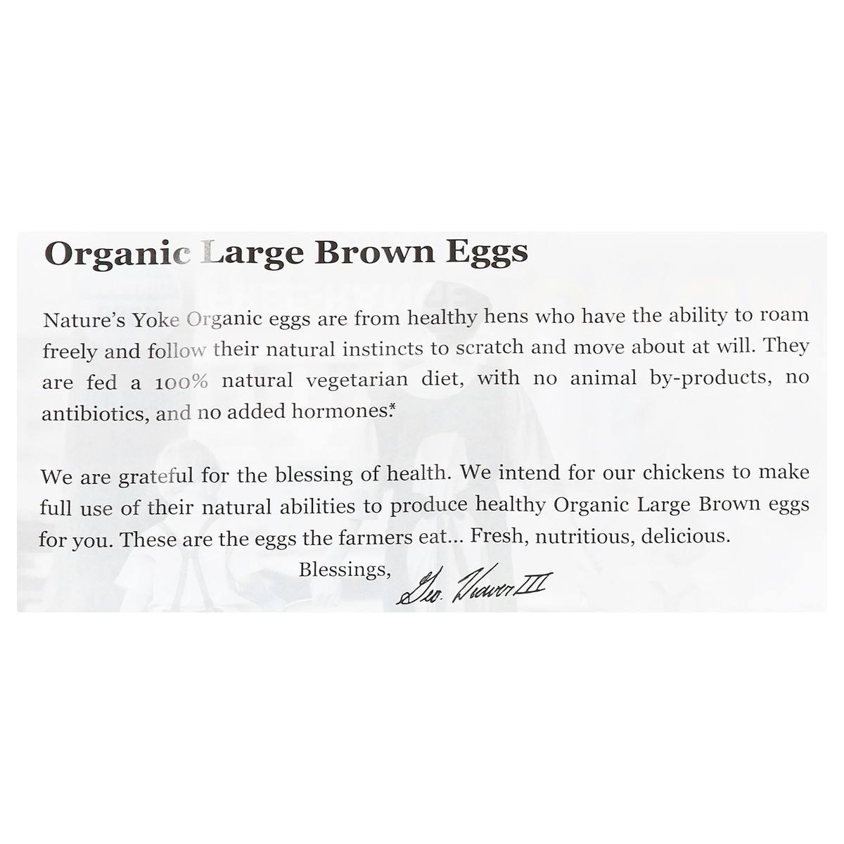 slide 10 of 12, Nature's Yoke Large Free-Range Brown Organic Eggs 12.0 ea, 12 ct