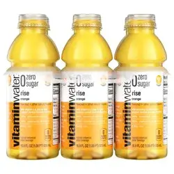 vitaminwater zero sugar rise Bottles, 16.9 fl oz, 6 Pack