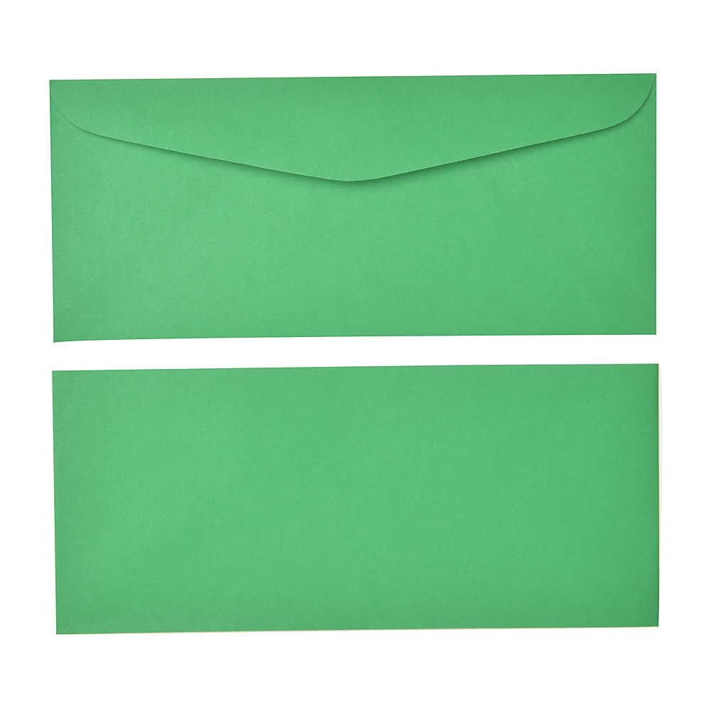 slide 1 of 1, Gartner Studios Holiday Envelopes With Moisture Seal, #10, Green, Pack Of 40 Envelopes, 40 ct