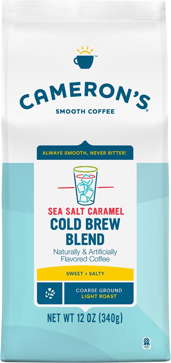 slide 5 of 7, Cameron's Light Roast Smooth Sea Salt Caramel Coffee 12 oz, 12 oz