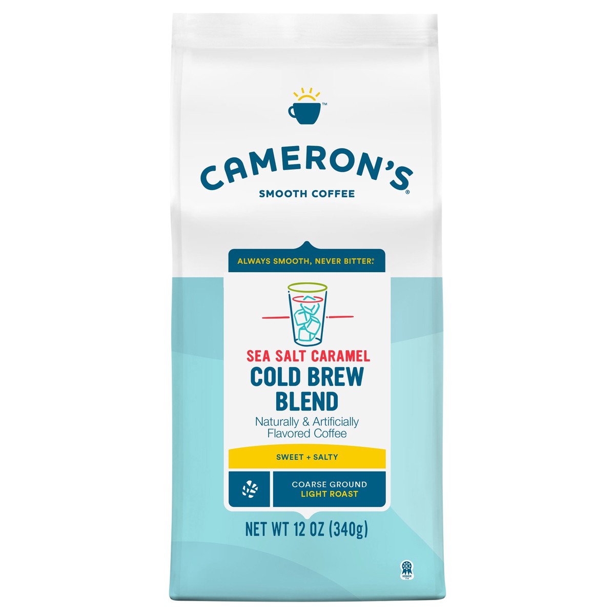 slide 2 of 7, Cameron's Light Roast Smooth Sea Salt Caramel Coffee 12 oz, 12 oz