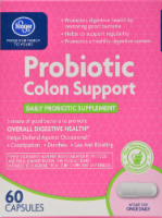 slide 1 of 1, Kroger Probiotic Colon Support, 60 ct