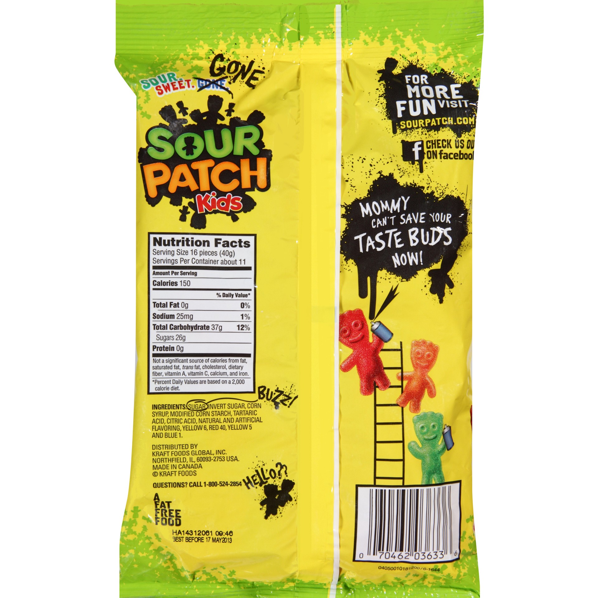 slide 4 of 5, 16Oz Sour Patch Kids Ldn Bag, 16 oz