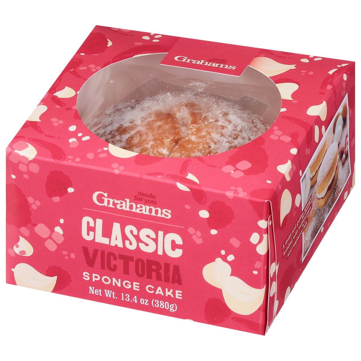 slide 7 of 12, Grahams Victoria Classic Sponge Cake 13.4 oz, 13.4 oz