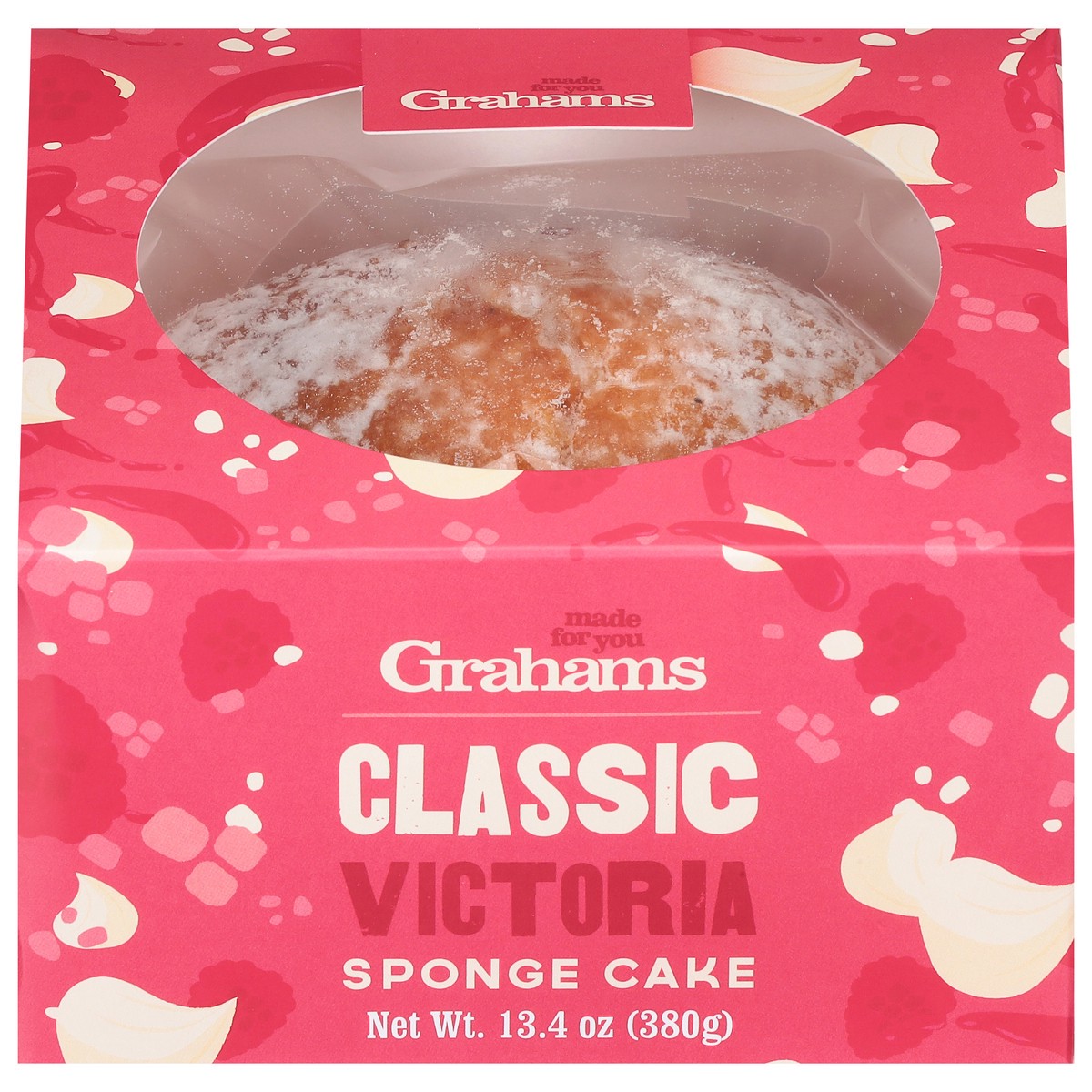 slide 1 of 12, Grahams Victoria Classic Sponge Cake 13.4 oz, 13.4 oz