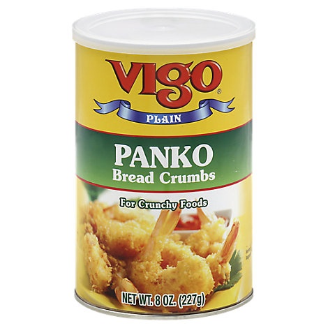 slide 1 of 1, Vigo Bread Crumbs Panko Plain, 8 oz