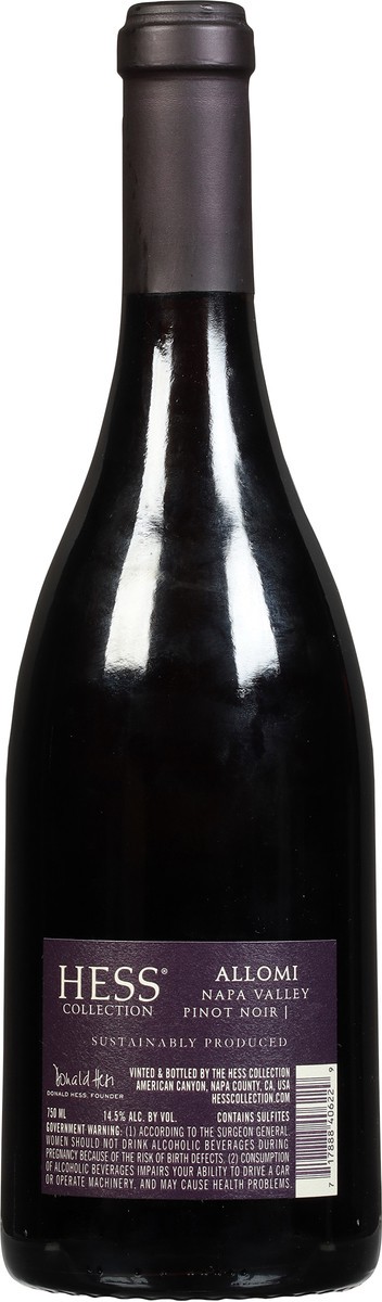 slide 3 of 9, Hess Collection Napa Valley Allomi Pinot Noir 750 ml, 750 ml