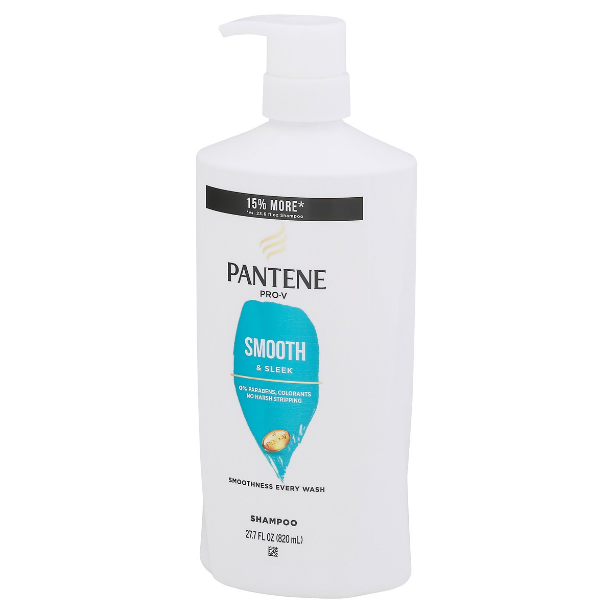 slide 13 of 13, Pantene Smooth & Sleek 72 HR Smoothness Shampoo 27.7oz/820mL, 27.7 fl oz