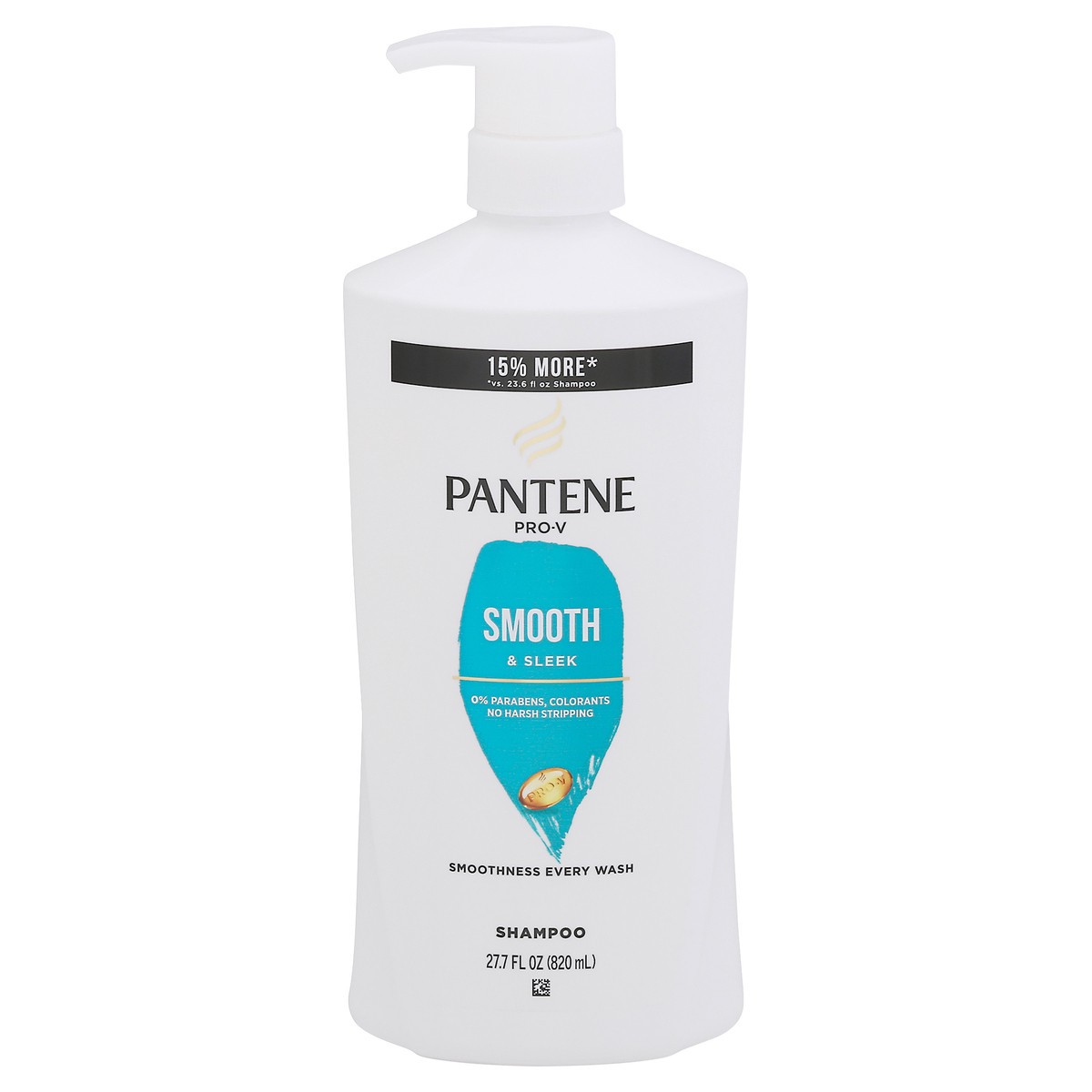 slide 2 of 13, Pantene Smooth & Sleek 72 HR Smoothness Shampoo 27.7oz/820mL, 27.7 fl oz