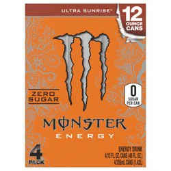 Monster Energy Ultra Sunrise 6/4/12oz
