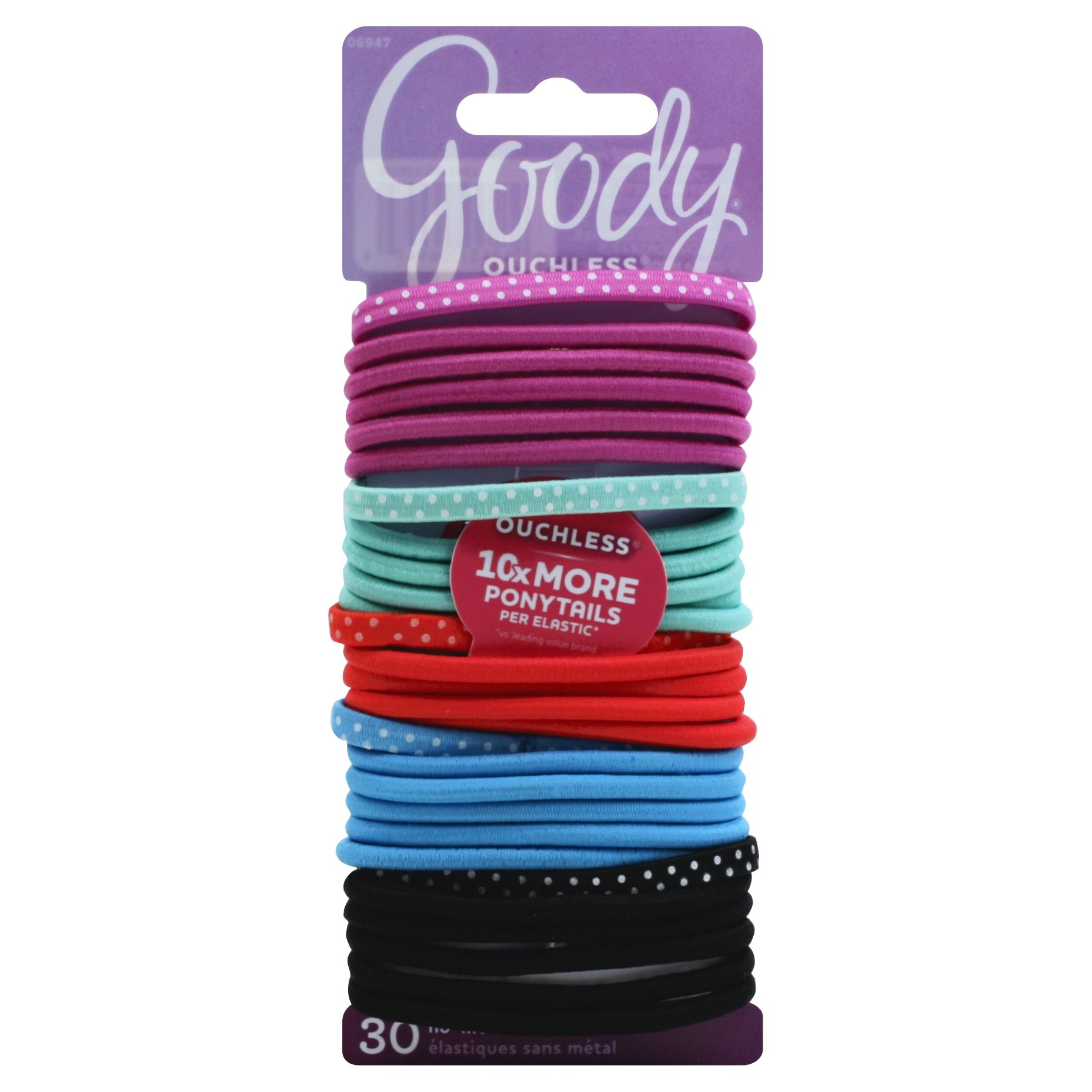 slide 1 of 2, GOODY ACCESSORIES Ouchless Elastic Dot, 1 ct