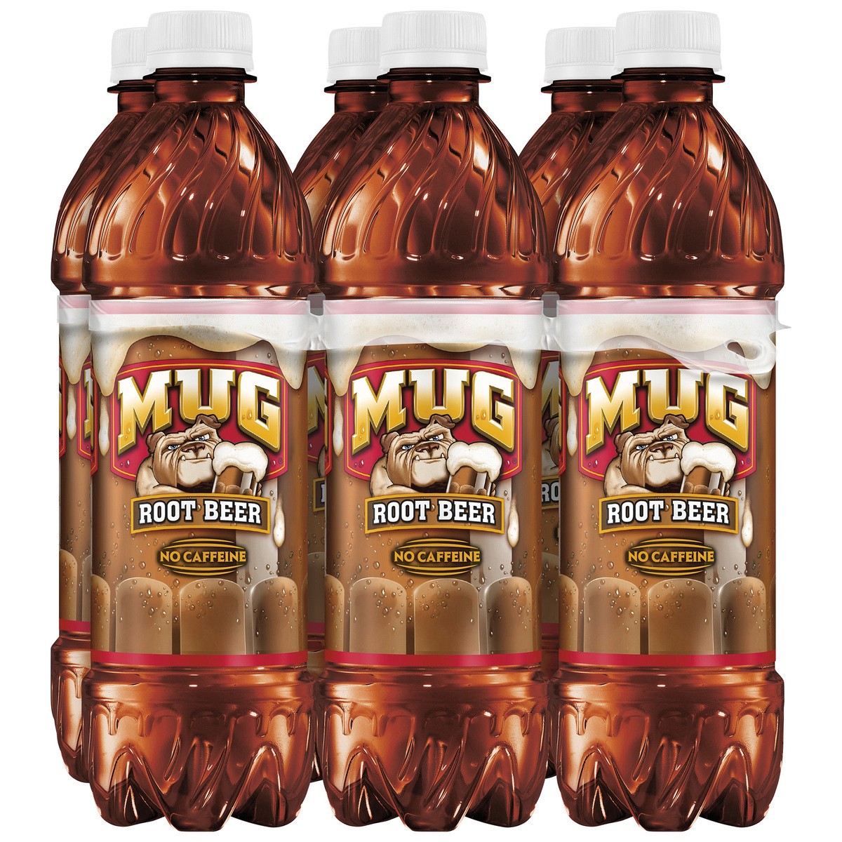 slide 2 of 2, Mug Soda, Root Beer - 6.34 lb, 6 ct; 16.9 fl oz