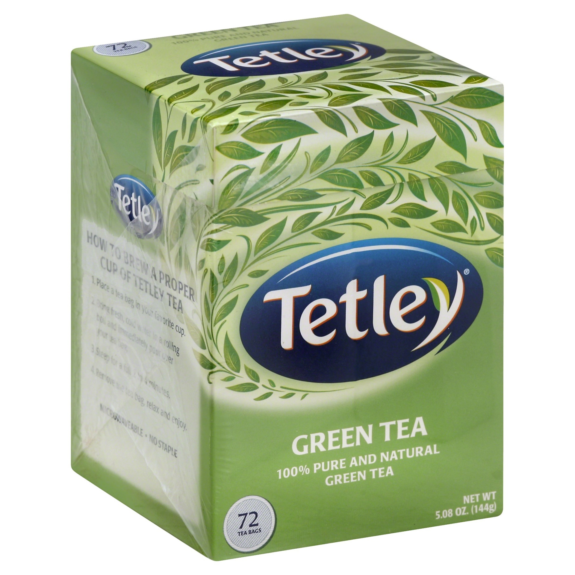 slide 1 of 1, Tetley Green Tea 72 ea, 72 ct