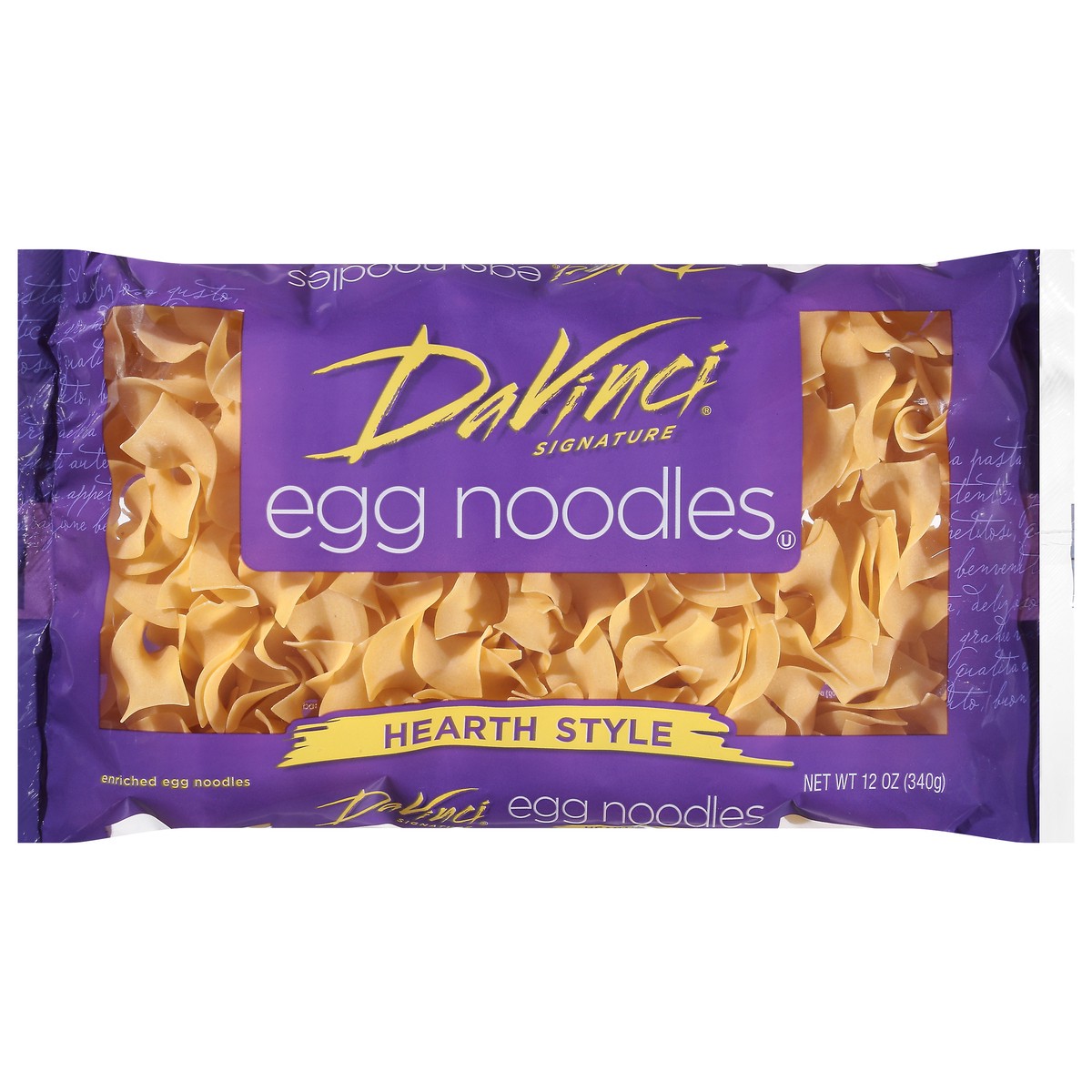 slide 1 of 9, DaVinci Davinici Hearth Egg Noodles, 12 oz
