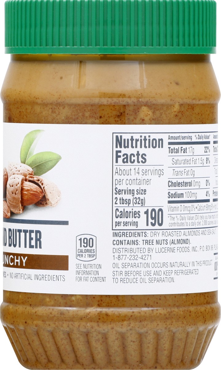 slide 11 of 12, Open Nature Almond Butter Crunchy - 16 Oz, 16 oz