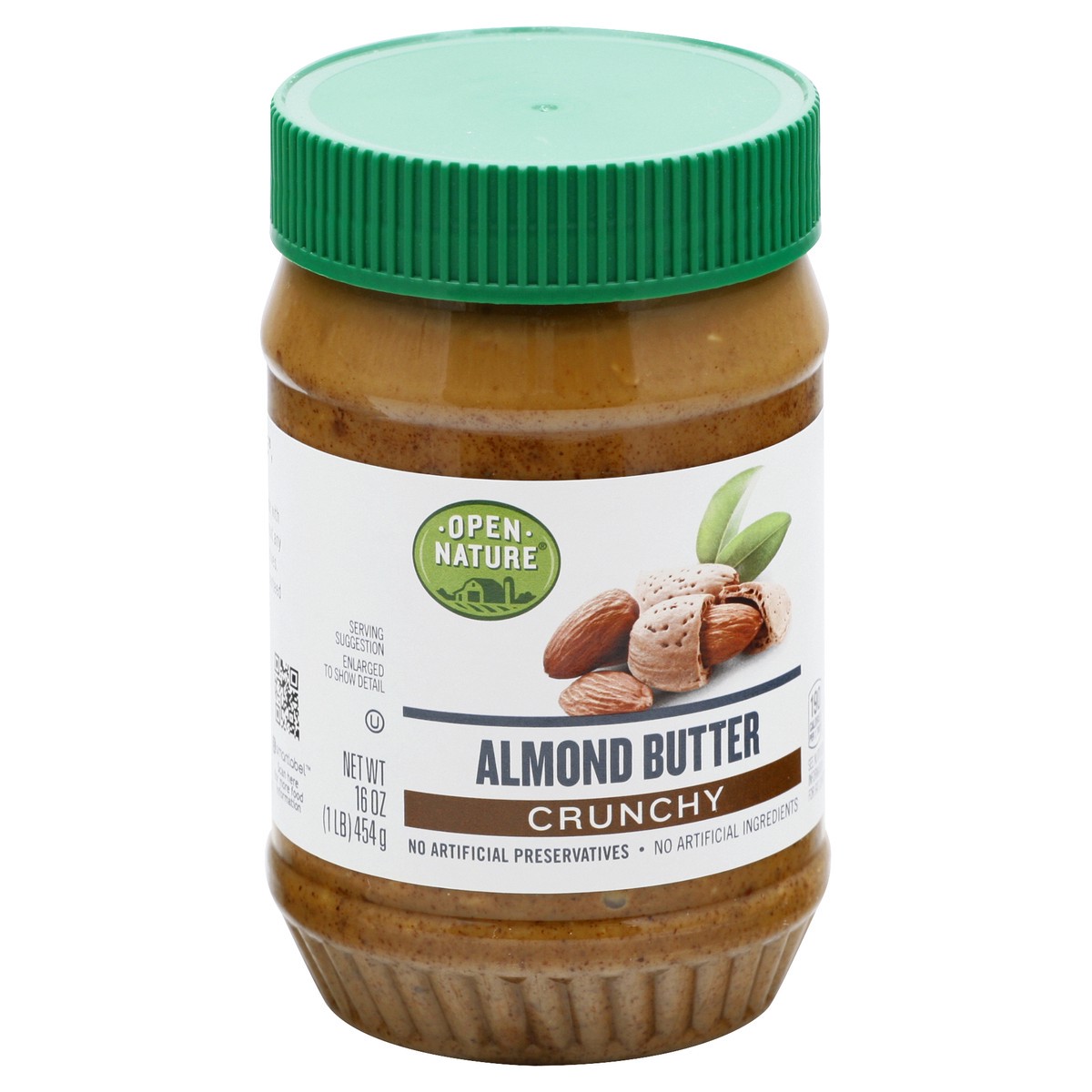 slide 4 of 12, Open Nature Almond Butter Crunchy - 16 Oz, 16 oz