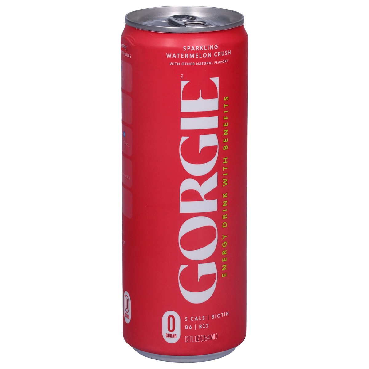 slide 12 of 13, Gorgie Sparkling Watermelon Crush Energy Drink with Benefits 12 fl oz, 12 oz