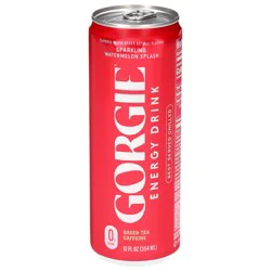 Gorgie Sparkling Watermelon Crush Energy Drink with Benefits 12 fl oz