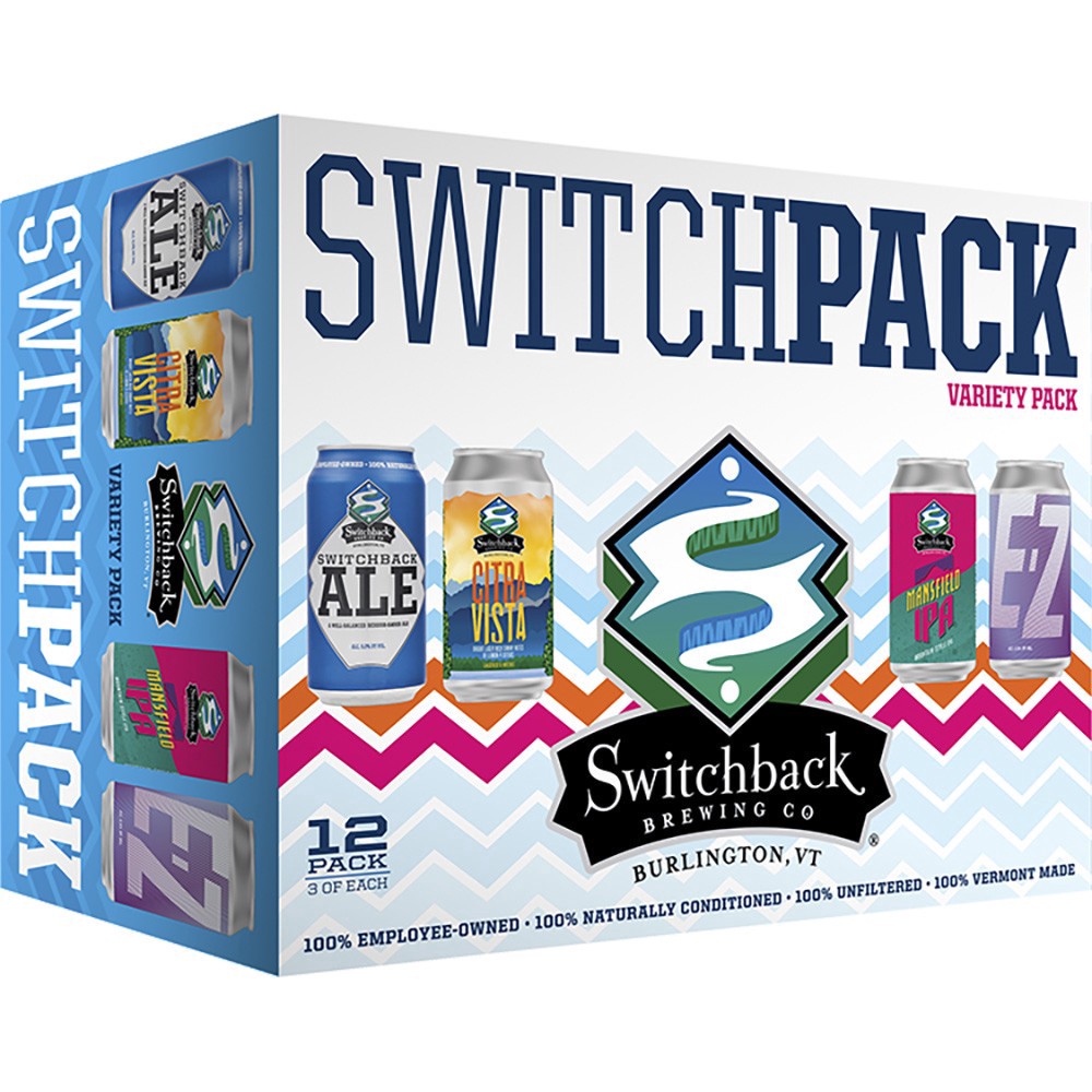 slide 1 of 1, Switchback Brewing Switchpack Var, 12 ct; 12 oz