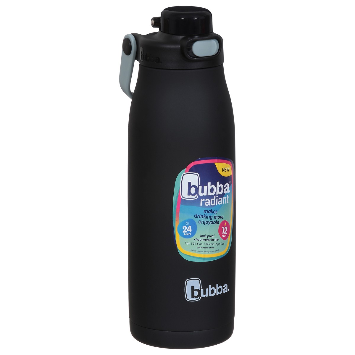 slide 2 of 9, bubba Radiant 32 Fluid Ounces Leak Proof Chug Water Bottle 1 ea, 32 oz