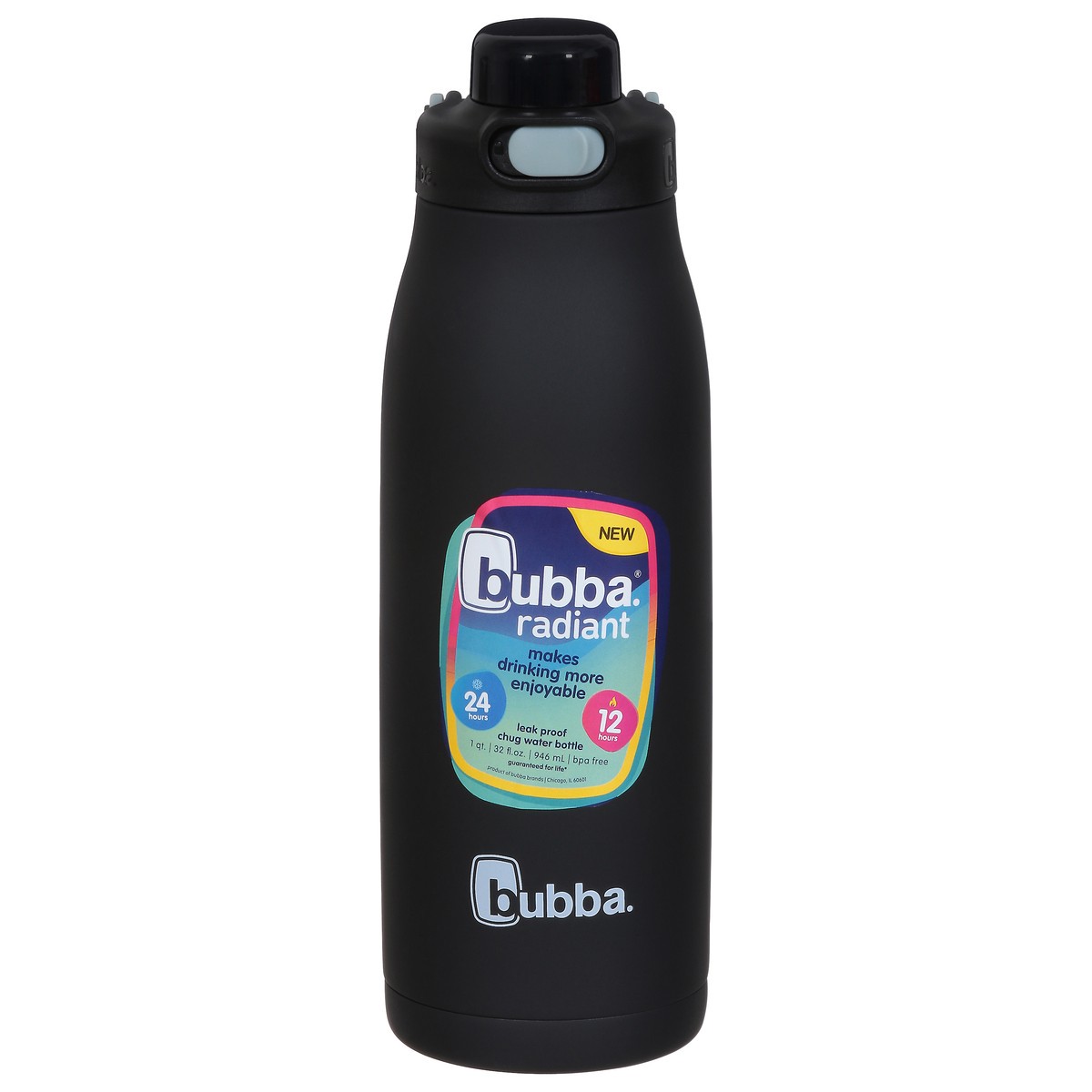 slide 1 of 9, bubba Radiant 32 Fluid Ounces Leak Proof Chug Water Bottle 1 ea, 32 oz