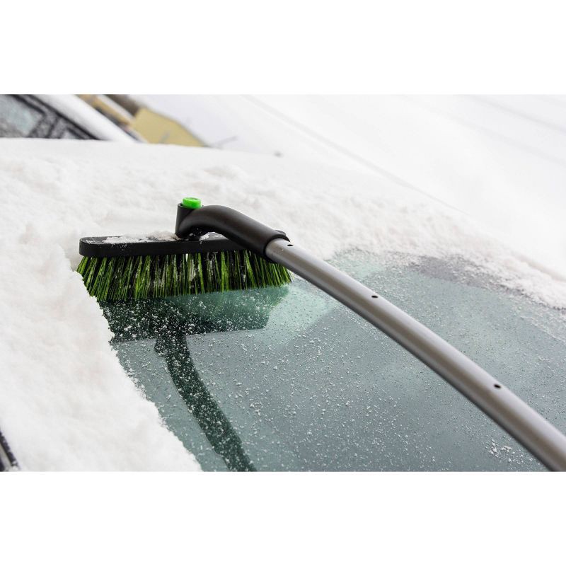 slide 3 of 6, NON BRAND Emsco Telescopic Handle Snow Broom, 52 in