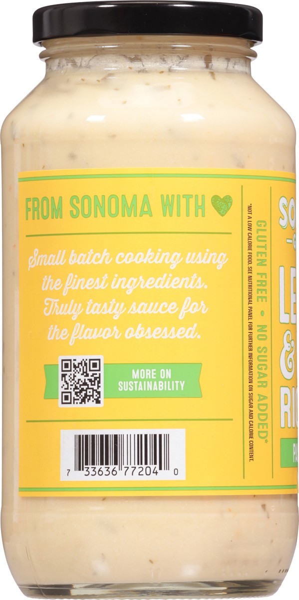 slide 2 of 13, Sonoma Gourmet Lemon & Herb Ricotta Pasta Sauce, 24.5 oz