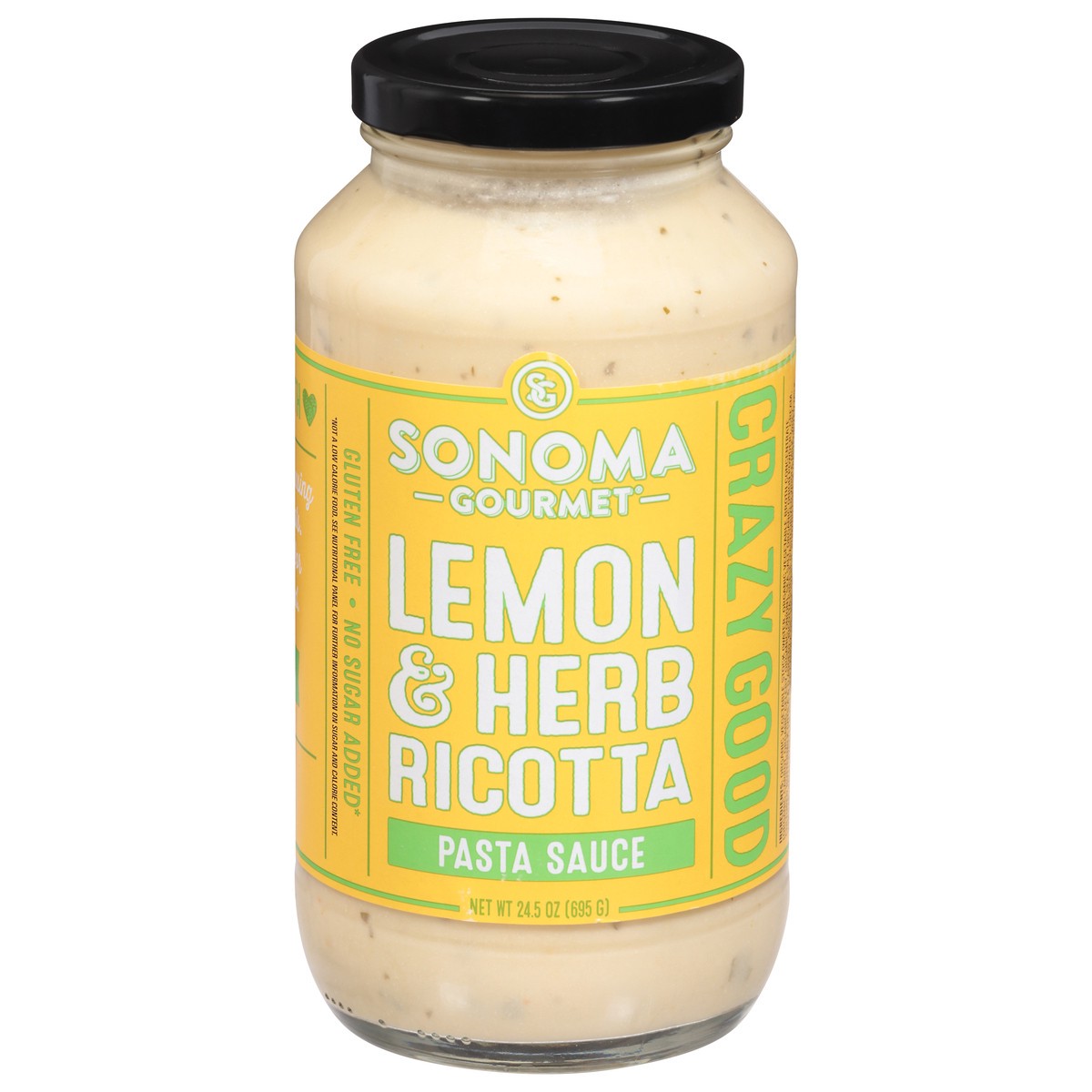 slide 1 of 13, Sonoma Gourmet Lemon & Herb Ricotta Pasta Sauce, 24.5 oz