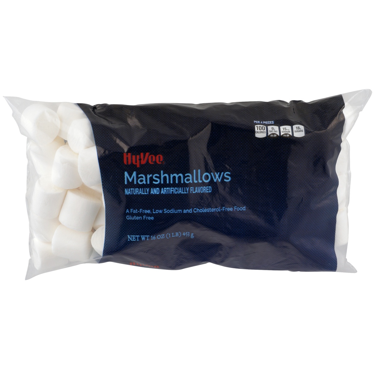 slide 1 of 1, Hy-vee Marshmallows, 16 oz