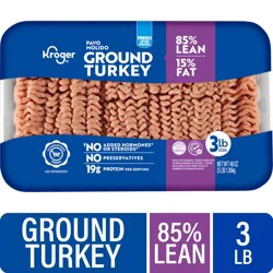 Kroger 85% Lean Fresh Ground Turkey