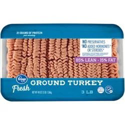 Kroger 85% Lean Fresh Ground Turkey