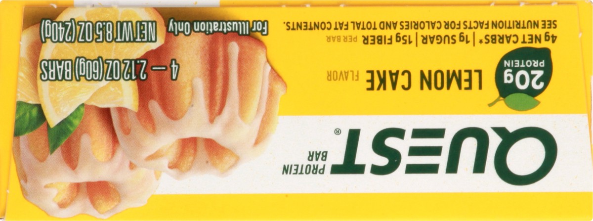slide 7 of 9, Quest Protein Bar, Lemon Cake Flavor - 4 ct, 4 ct
