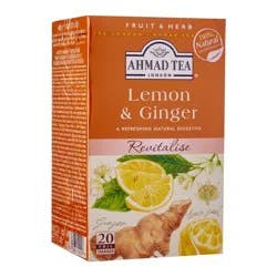 Ahmad Tea Lemon & Ginger Revitalise - 20 ct