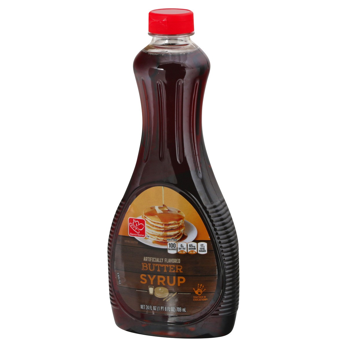 slide 3 of 10, Harris Teeter Butter Flavor Syrup, 24 oz