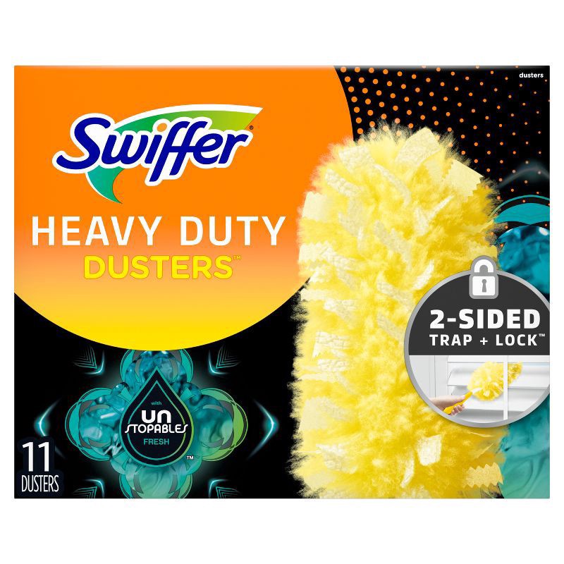 slide 9 of 9, Swiffer Unstopables Fresh Heavy Duty Duster Refill - 11ct, 11 ct