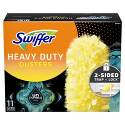 Swiffer Dusters Heavy Duty Multi-Surface Duster Refills for Cleaning, Unstopables, 11 Count