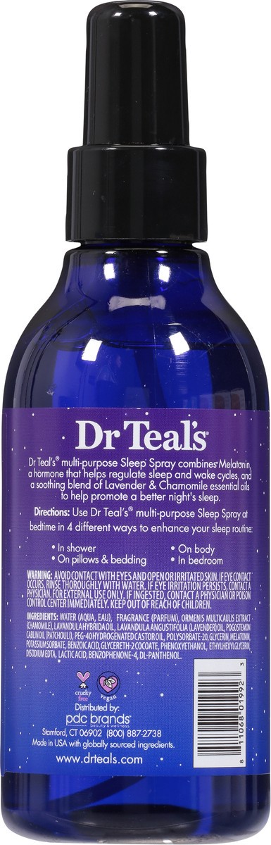 slide 8 of 9, Dr. Teal's Sleep Spray With Melatonin, 6 oz