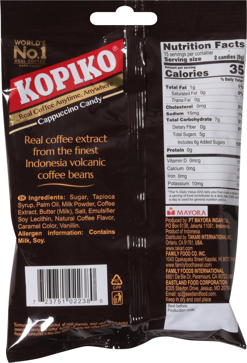 slide 4 of 9, Kopiko Cappuccino Candy 4.23 oz, 4.23 oz