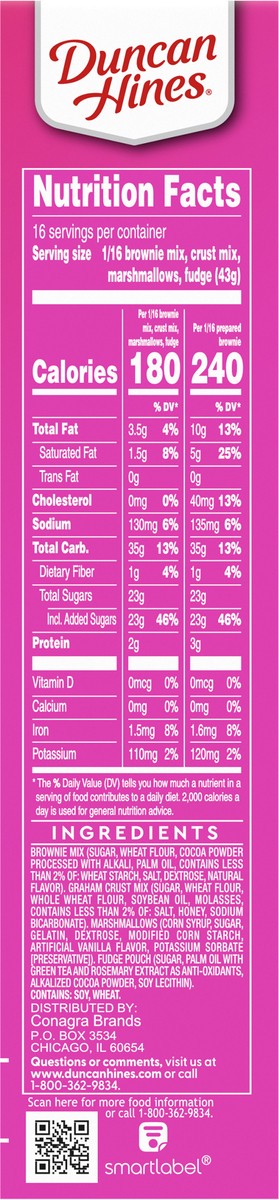 slide 7 of 12, D/Hines Duncan Hines Epic Smores Brownie Mix, 24.16 oz